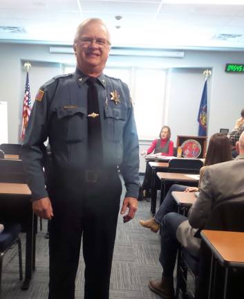 Task force reveals three-year battle plan to end overdoses in Pike Kerry Walsh, the new Pike County Sheriff (Photo by Frances Ruth Harris)