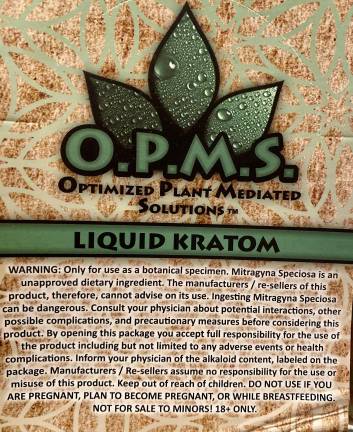 Kratom revisited This is the packaging for liquid kratom found in Brendan Mullally's house after his death. He died from a seizure after taking the over-the-counter unregulated dietary supplement on Nov. 2, 2022.