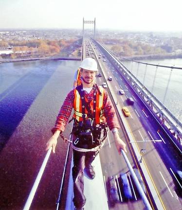 Dave Frieder on Triboro Bridge