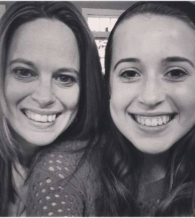 Mother Daughter Look A Like Contest Photo submitted by Melanie Ruel of Sussex "This is me and my 15 year old daughter Morgan."