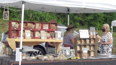 Last year’s farmers market in Vernon (File photo by Janet Redyke)