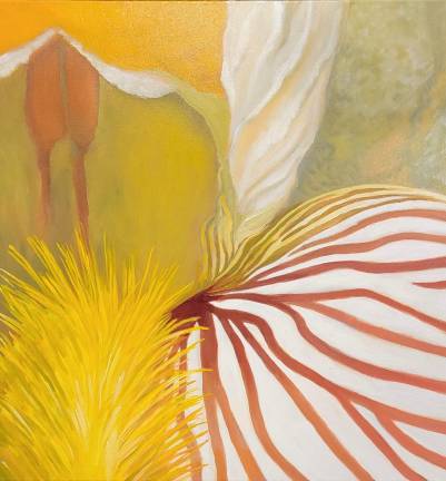 Artistic Curiosities at ARTery Gallery Florafusion 101.1, an oil painting by Barbara Alice Moir. (photo provided)