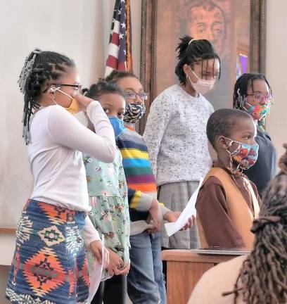 Warwick. Dr. King’s message: ‘Doing something’ to promote love and equality for all Members of the the Union AME Church Youth group performed during the Martin Luther King Jr. service.