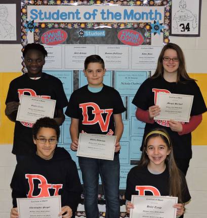 Students of the Month at DVMS Students of the Month at DVMS