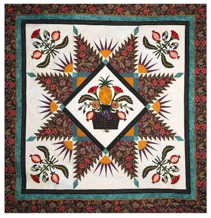 Many members of the Milford Valley Quilters&#x2019; Guild worked on this prize-winning quilt, &quot;Bountiful Harvest,&quot; which can be yours for the price of a raffle ticket -- and a little bit of luck. Raffle tickets will be sold at the Milford Music Festival, June 21-23. (Photo provided)