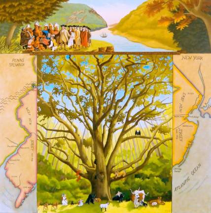 Marie Liu to unveil ‘Great Council Tree’ painting Great Council Tree by Marie Liu