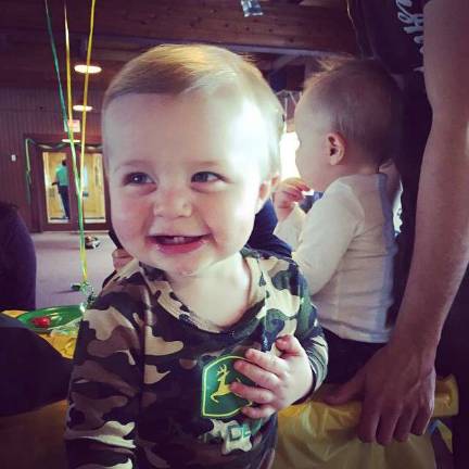 Oh Baby, it's Spring! Baby Photo Contest Photo, Melissa Howard of Matamoras "Hi everyone! My name is Tanner, and I am the happiest little man!"