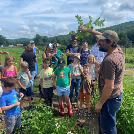 Annual Farm Day for families A farm tour led by Greg Swartz.