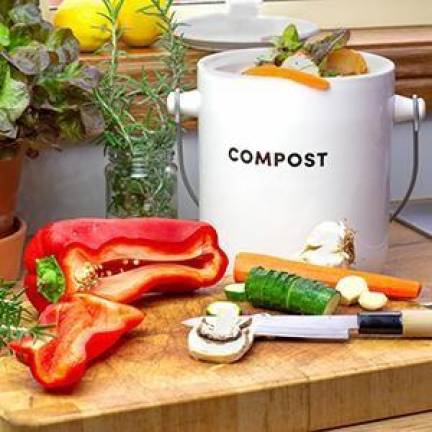 Kitchen compost creates healthy soil