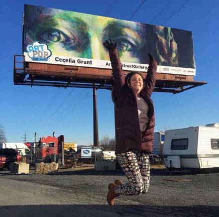 A billboard by Cecelia Grant (Photo provided)