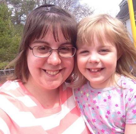 Mother Daughter Look A Like Contest Photo submitted by Beth Callen of Dingmans Ferry "This picture was taken at the playground a week ago when my daughter Riley and I were having a fun afternoon together."