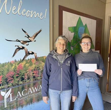 Jamie Reeger, Director of Environmental Education and Natalie Wasilchak, Environmental Educator