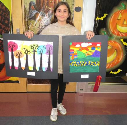 Delaware Valley Elementary School students show off artistic talent