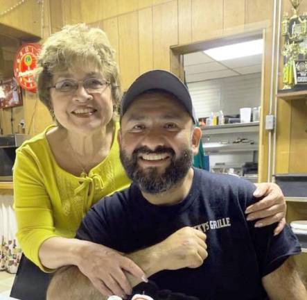 Chef Miguel Gonzalez and his mother, Reyna.