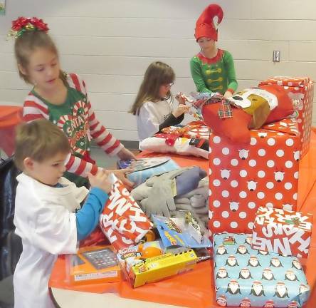 From left: Trevor Justino, Lydia Whitney, Jasmyn Ruzzano, and Alex Morton