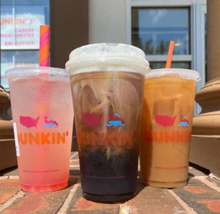 Hawley Dunkin’ celebrates reopening with coffee giveaway Dunkin beverages.