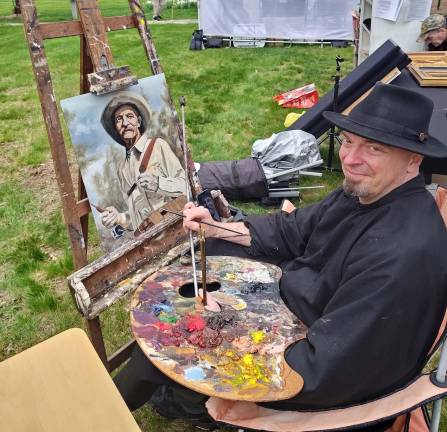 Milford. Grey Towers inspires art ChristopherWilke adds color to Gifford Pinchot