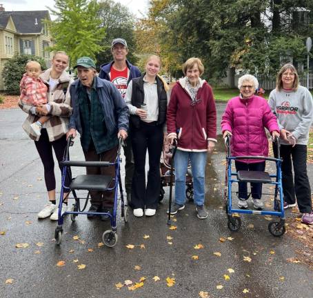 Some of the many members of the Quinn family who participated in the event.