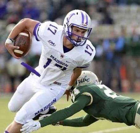Bryan Schor is a Student-Athlete in Football at JMU this year Bryan Schor (Twitter photo)