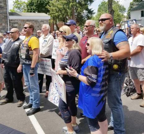 Saturday's rally in support of the police (Photo by Ken Hubeny Sr.)