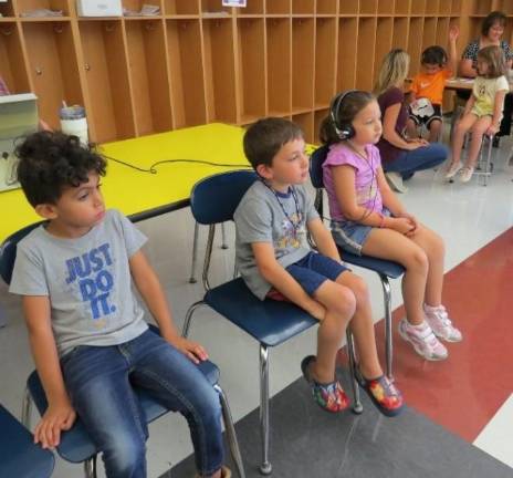 Elementary students can hear clearly now Elementary students can hear clearly now