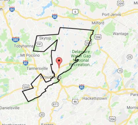 Local Dems rally around Pike candidate for state rep A map of the 189th District