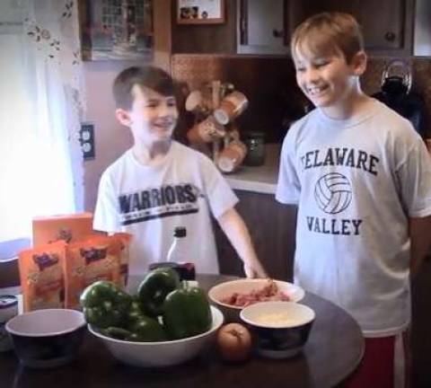 Young chef needs your vote for school makeover Riley and Brody Smith take to the kitchen to compete for big prizes.