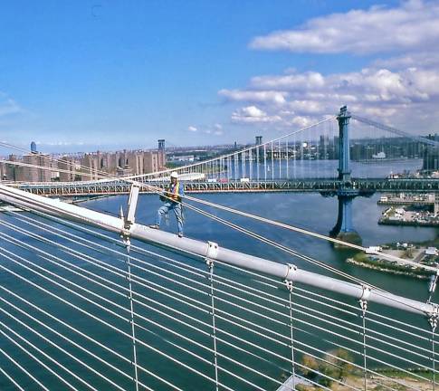 Dave Frieder on Brooklyn Bridge