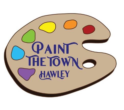 Banners up around town A button for Paint the Town