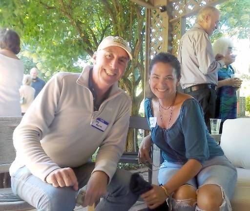 Dr. Doug Marion and Megan Strub (Photo by Frances Ruth Harris)