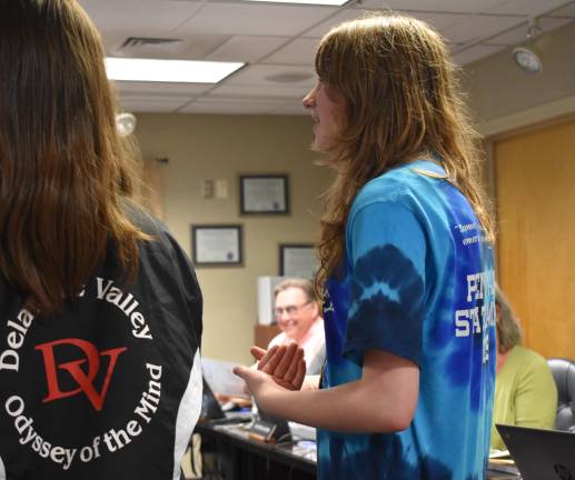 DV powerhouse sends 7 teams to Odyssey of the Mind Worlds Annabel Handley, a 7th grader on Dingman-Delaware Middle School’s Odyssey of the Mind performance team.