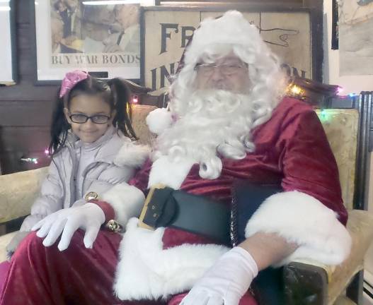 Isabella Travers and Santa