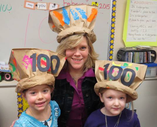 Hats Off to the 100th Day of School Josephine Lordi, Janel Stewart, Emilie Moon - Kindergarten.