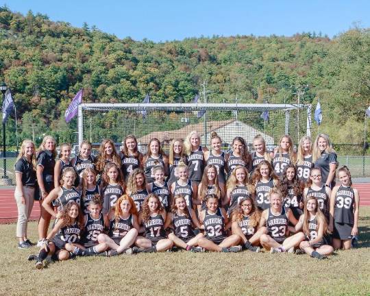 The Delaware Valley High School field hockey team