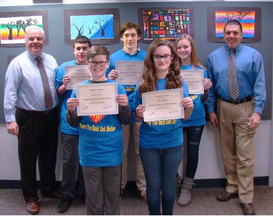 DDMS January Students of the Month DDMS January Students of the Month