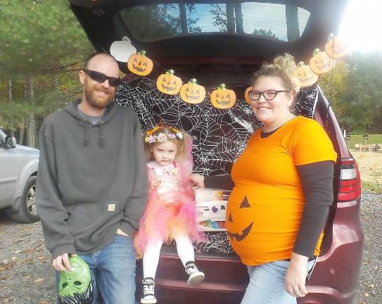 Fairy princesses mingle with ghastly ghouls at Trunk or Treat Trunk or Treat allowed kids to pick their own goodies (Photo by Frances Ruth Harris)