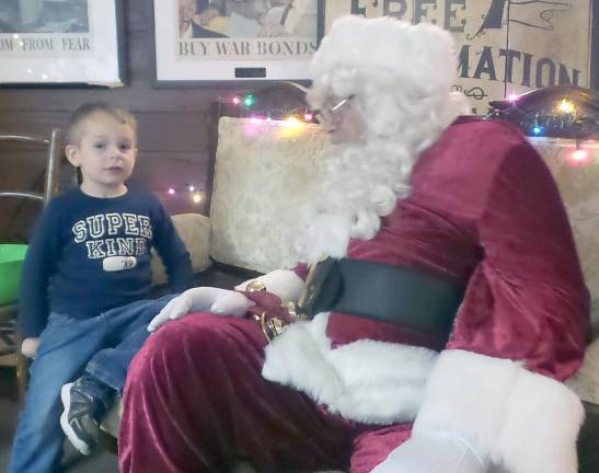 Jacob Eurich gave Santa a long list of the stuff he wants for Christmas.