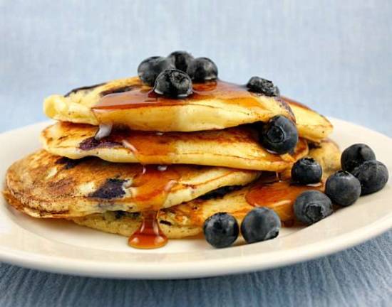 Blueberry pancakes at the firehouse Blueberry pancakes at the firehouse