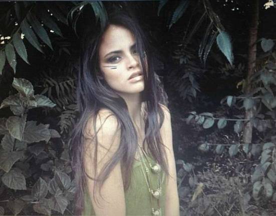 Kayla Kruse keeps her balance on and off the runway Kayla Kruse