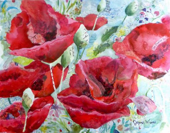 Milford After Dark celebrates 'Women's Work' "Poppies" by Jean Weir
