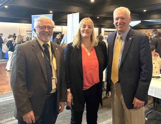 Heat of Summer Job Fair <b>Pike County Commissioner Matthew M. Osterberg, Director of the Pike County Career Center </b>Cindy DeFebo, and Pike County Commissioner Ronald R. Schmalzle.