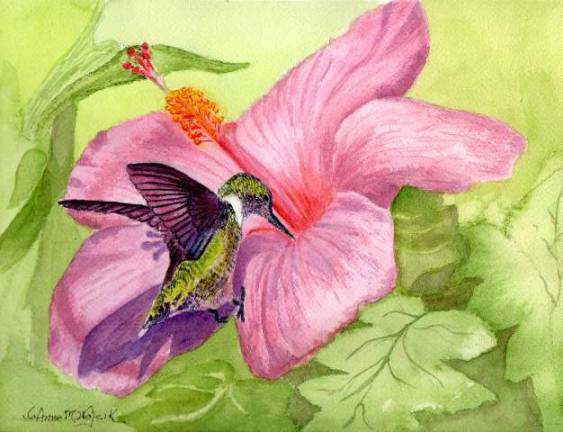 Pike County Arts and Crafts returns to borough hall Painting by JoAnne Wojcik