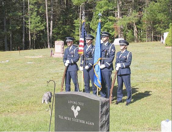 Chief Major Sergeant Edwin Jack Pearce was given a private burial in Milford Cemetery with full military honors 36 years after his death.
