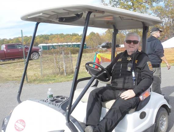 Michael Christopher, Pennsylvania State Constable for Blooming Grove township. I think they should do this every year, he said. It's earth-friendly and respectable. I'd like to see a second and third year and more.