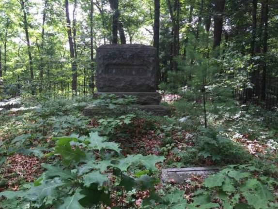 Gumaer Cemetery, site of oldest European grave, recommended for historic registers The Godeffroy family plot (Photo: United States Department of the Interior National Park Service: parks.ny.gov/shpo)