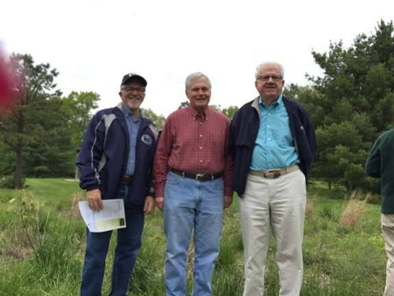 Bridge Preserve signs inspire interest in native plants From left: Pike County Commissioners Matt Osterberg, Steve Guccini and former Commissioner Carl Wagner. (Photo by Marilyn Rosenthal)