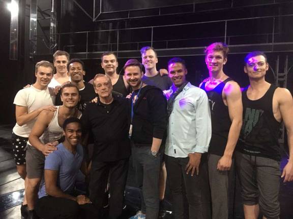 Community bids farewell to a Milford luminary Larry Fuller last month with dancers in the new revival of "Evita"