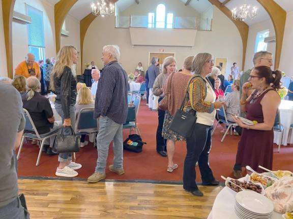 Milford Readers and Writers Festival times five A reception was held for the authors and all pass holders on Saturday after the sessions.