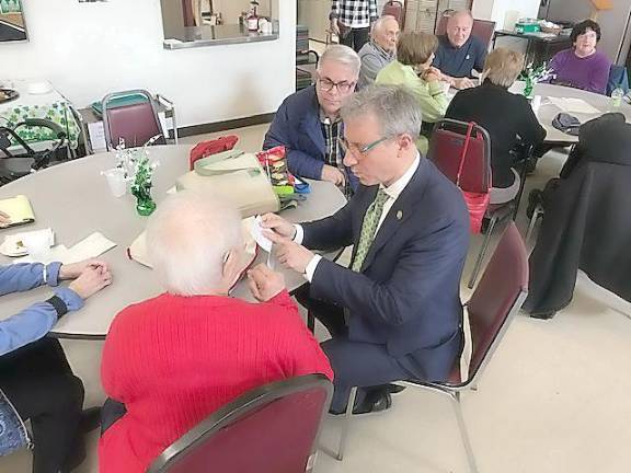 U.S. Rep. Matt Cartwright with constituents