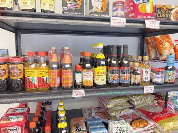Mori is an Asian wonderland in Dingmans Ferry Teriyaki and various other condiments and meals (Photo by Marilyn Rosenthal)